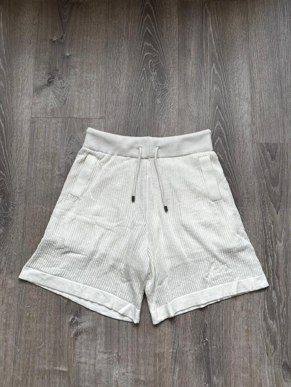 AMIRI Men's White Cotton Knit T-Shirt & Shorts Set- Size L - Picture 3 of 12